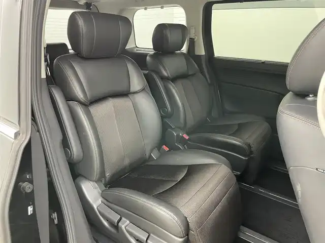 日産 エルグランド 250ハイウェイスターS 岡山県 2016(平28)年 5.8万km ファントムブラック 純正ナビ/（CD/DVD/TV/BT)/全方位カメラ/両側パワースライドドア/電動リアゲート/コーナーセンサー/LEDヘッドライト/オートライト/ハーフレザーシート/前後ドライブレコーダー/衝突軽減ブレーキ/スペアキー