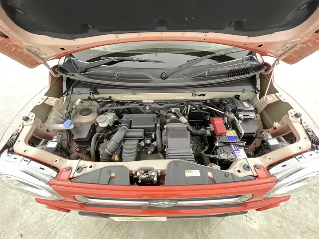 スズキ ハスラー HYBRID X ターボ 千葉県 2021(令3)年 4万km バーミリオンオレンジ/ガンメタリック2トーン 禁煙車/純正9インチナビ/・BT/ACP/AA/フルセグ/全方位カメラ/デュアルカメラブレーキサポート/車線逸脱警報/オートクルーズコントロール/前席シートヒーター/LEDヘッドライト/オートライト/オートハイビーム/フォグランプ/ビルトインETC/コーナーセンサー/スマートキー/スペアキー/アイドリングストップ