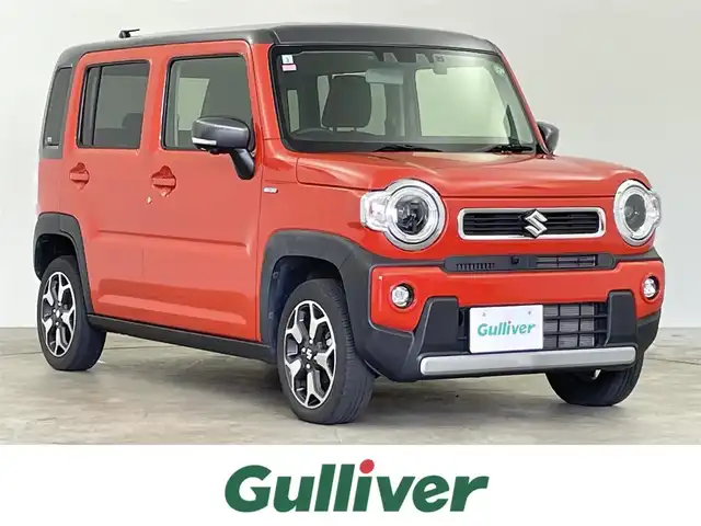 スズキ ハスラー HYBRID X ターボ 千葉県 2021(令3)年 4万km バーミリオンオレンジ/ガンメタリック2トーン 禁煙車/純正9インチナビ/・BT/ACP/AA/フルセグ/全方位カメラ/デュアルカメラブレーキサポート/車線逸脱警報/オートクルーズコントロール/前席シートヒーター/LEDヘッドライト/オートライト/オートハイビーム/フォグランプ/ビルトインETC/コーナーセンサー/スマートキー/スペアキー/アイドリングストップ