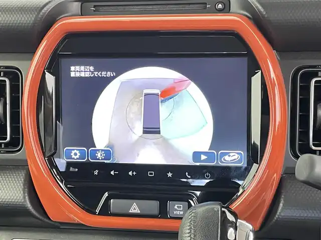 スズキ ハスラー HYBRID X ターボ 千葉県 2021(令3)年 4万km バーミリオンオレンジ/ガンメタリック2トーン 禁煙車/純正9インチナビ/・BT/ACP/AA/フルセグ/全方位カメラ/デュアルカメラブレーキサポート/車線逸脱警報/オートクルーズコントロール/前席シートヒーター/LEDヘッドライト/オートライト/オートハイビーム/フォグランプ/ビルトインETC/コーナーセンサー/スマートキー/スペアキー/アイドリングストップ