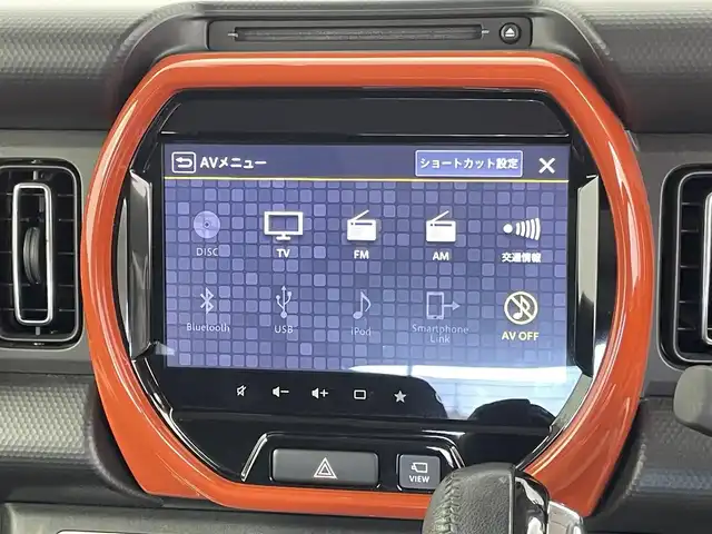 スズキ ハスラー HYBRID X ターボ 千葉県 2021(令3)年 4万km バーミリオンオレンジ/ガンメタリック2トーン 禁煙車/純正9インチナビ/・BT/ACP/AA/フルセグ/全方位カメラ/デュアルカメラブレーキサポート/車線逸脱警報/オートクルーズコントロール/前席シートヒーター/LEDヘッドライト/オートライト/オートハイビーム/フォグランプ/ビルトインETC/コーナーセンサー/スマートキー/スペアキー/アイドリングストップ