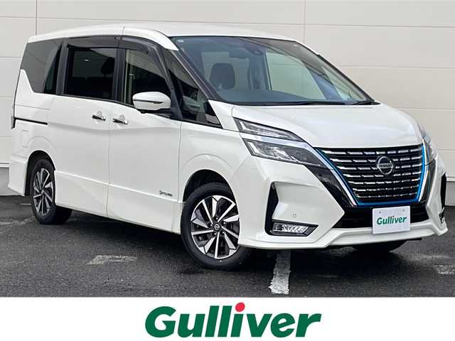 日産 セレナ e－パワー ハイウェイスター V 岩手県 2022(令4)年 4.5万km ブリリアントホワイトパール 寒冷地仕様 10型ナビ フリップダウン 全周囲C プロパイロット デジタルインナーミラー ハンズフリー両側電動スライド フルセグ ETC 合皮革シート シートヒーター ステアヒーター ドラレコ リアヒーターダクト ヒーター付電格ミラー BSM 純正16インチAW ALPINEツィーター