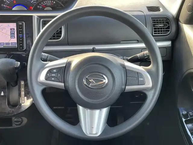 ダイハツ タント カスタム X トップED SA Ⅲ 大阪府 2017(平29)年 2万km ブラックマイカメタリック スマートアシスト/・衝突回避支援ブレーキ機能/・オートマチックハイビーム/純正ナビ/・Bluetooth/ワンセグTV/CD/DVD/ラジオ/主要装備/・バックカメラ/・アイドリングストップ/・・横滑り防止装置/・片側パワースライドドア/・ハーフレザーシート/・シートヒーター/・ベンチシート/・ステアリングスイッチ/・純正フロアマット/・純正AW/・LEDヘッドライト/・フォグランプ/・ETC