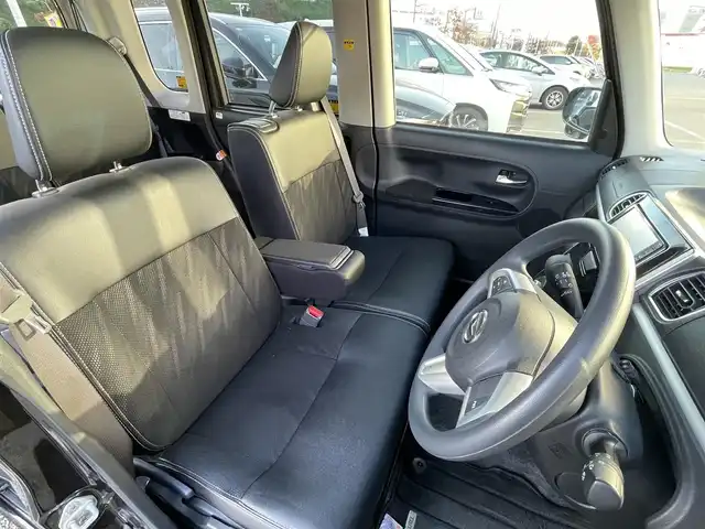 ダイハツ タント カスタム X トップED SA Ⅲ 大阪府 2017(平29)年 2万km ブラックマイカメタリック スマートアシスト/・衝突回避支援ブレーキ機能/・オートマチックハイビーム/純正ナビ/・Bluetooth/ワンセグTV/CD/DVD/ラジオ/主要装備/・バックカメラ/・アイドリングストップ/・・横滑り防止装置/・片側パワースライドドア/・ハーフレザーシート/・シートヒーター/・ベンチシート/・ステアリングスイッチ/・純正フロアマット/・純正AW/・LEDヘッドライト/・フォグランプ/・ETC