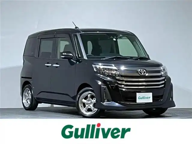 トヨタ ルーミー カスタムG－T 愛媛県 2022(令4)年 0.7万km ブラックマイカメタリック レーダークルーズコントロール/純正SDナビ/フルセグTV/バックカメラ/Bluetooth接続/ETC/フロントドライブレコーダー/前後コーナーセンサー/リアサンシェード/両側パワースライドドア/フロントシートヒーター/LEDヘッドライト/LEDフォグランプ/オートライト/オートマチックハイビーム/衝突防止軽減ブレーキ