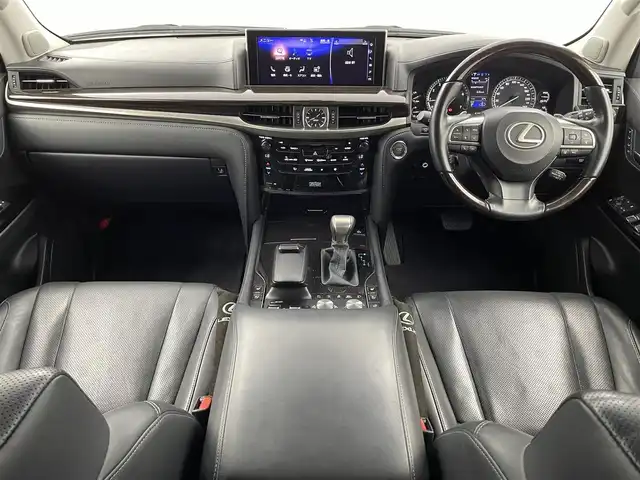 レクサス ＬＸ 570 福井県 2016(平28)年 6.8万km スターライトブラックガラスフレーク 純正ナビ/サンルーフ　/ハーマンカードンＯＰオーディオ　/フルモデリスタエアロ　/３６０°カメラ　/純正アルミホイール　/パワーバックドア　/レザーシート　/シートヒーター＆ベンチレーション　/純正ＥＴＣ２．０