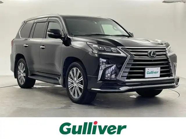 レクサス ＬＸ 570 福井県 2016(平28)年 6.8万km スターライトブラックガラスフレーク 純正ナビ/サンルーフ　/ハーマンカードンＯＰオーディオ　/フルモデリスタエアロ　/３６０°カメラ　/純正アルミホイール　/パワーバックドア　/レザーシート　/シートヒーター＆ベンチレーション　/純正ＥＴＣ２．０