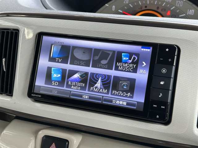 ダイハツ ムーヴ キャンバス X ホワイトアクセント リミテッド SAⅢ 静岡県 2020(令2)年 2.6万km ナチュラルベージュマイカM スマートアシストIII/純正７インチナビ/フルセグＴＶ/ＤＶＤ再/ＢＴオーディオ/全方位カメラ/ＥＴＣ/両側電動スライド/ドラレコ前のみ/ＡＡＣ/ＵＳＢ入力端子/オートライト/オートハイビーム/プッシュスタート/LEDヘッドライト