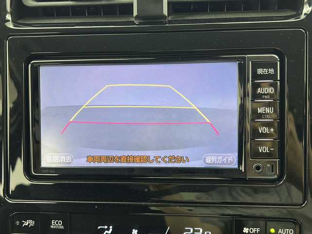 トヨタ プリウス A 三重県 2017(平29)年 5.2万km スティールブロンドM 純正7インチナビ/　フルセグTV/CD/Bluetooth/バックカメラ/衝突軽減ブレーキシステム/レーダークルーズコントロール/HUD/BSM/オートマチックハイビーム/ステアリングスイッチ/前後コーナーセンサー/レーンキープアシストシステム/パーキングアシスト/電格ウインカーミラー