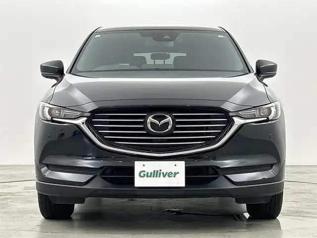 マツダ ＣＸ－８ XD スマートエディション 福岡県 2021(令3)年 2.5万km ジェットブラックマイカ 後席モニター　/純正１０．２５型ＤＡナビ　/全方位カメラ　/置くだけ充電　/ＥＴＣ　/前後ドラレコ　/マツダレーダークルコン　/コーナーセンサー　/衝突被害軽減　/レーンキープ　/ＢＳＭ　/ＭＴモード付　/純正１７インチＡＷ