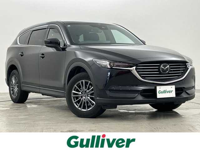マツダ ＣＸ－８ XD スマートエディション 福岡県 2021(令3)年 2.5万km ジェットブラックマイカ 後席モニター　/純正１０．２５型ＤＡナビ　/全方位カメラ　/置くだけ充電　/ＥＴＣ　/前後ドラレコ　/マツダレーダークルコン　/コーナーセンサー　/衝突被害軽減　/レーンキープ　/ＢＳＭ　/ＭＴモード付　/純正１７インチＡＷ