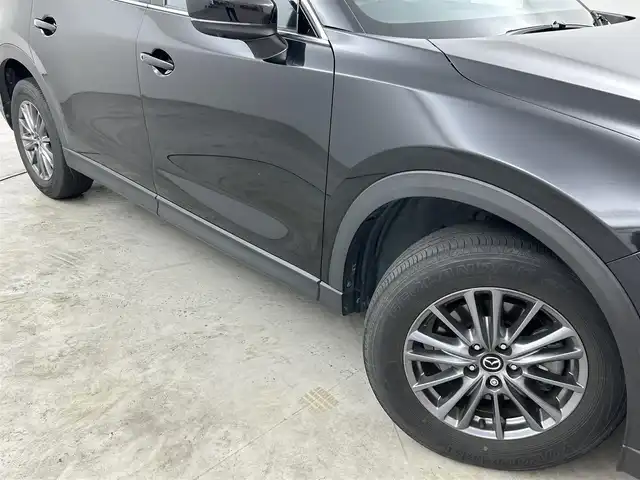 マツダ ＣＸ－８ XD スマートエディション 福岡県 2021(令3)年 2.5万km ジェットブラックマイカ 後席モニター　/純正１０．２５型ＤＡナビ　/全方位カメラ　/置くだけ充電　/ＥＴＣ　/前後ドラレコ　/マツダレーダークルコン　/コーナーセンサー　/衝突被害軽減　/レーンキープ　/ＢＳＭ　/ＭＴモード付　/純正１７インチＡＷ