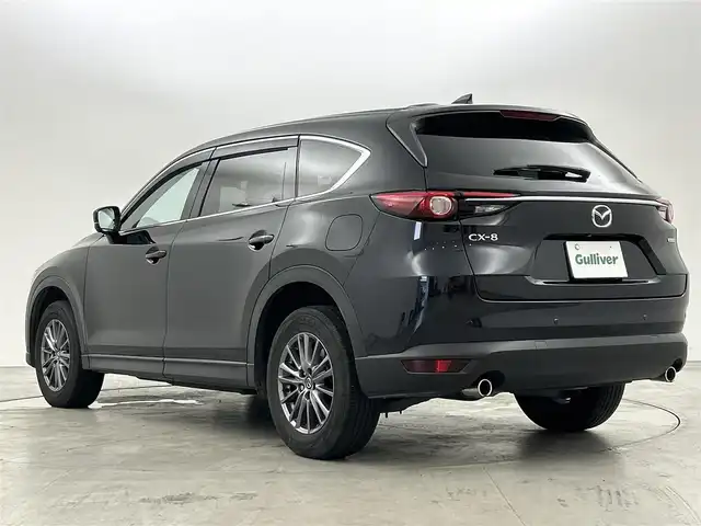 マツダ ＣＸ－８ XD スマートエディション 福岡県 2021(令3)年 2.5万km ジェットブラックマイカ 後席モニター　/純正１０．２５型ＤＡナビ　/全方位カメラ　/置くだけ充電　/ＥＴＣ　/前後ドラレコ　/マツダレーダークルコン　/コーナーセンサー　/衝突被害軽減　/レーンキープ　/ＢＳＭ　/ＭＴモード付　/純正１７インチＡＷ