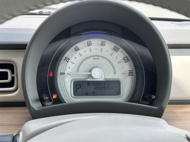 スズキ ラパン X 静岡県 2021(令3)年 4.3万km シフォンアイボリーM デュアルセンサーブレーキサポート/カロッツェリアナビ/フルセグＴＶ/ＤＶＤ再生/前後ドラレコ/プッシュスタート/前席シートヒーター/スマートキー/パーキングセンサー/ＨＩＤヘッドライト/純正１４ＡＷ