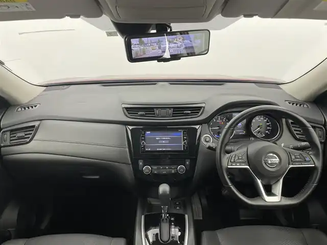 日産 エクストレイル ハイブリッド 20X 富山県 2018(平30)年 2.4万km ガーネットレッド 4WD/純正SDナビ(FM/AM/CD/DVD/BT)/フルセグTV/全方位カメラ/プロパイロット/レーダークルーズコントロール/ETC/パワーバックドア/全席シートヒーター/ハーフレザーシート/プッシュスタート/スマートキー/デジタルインナーミラー/電動パーキングブレーキ/オートブレーキホールド/ステアリングスイッチ/ダウンヒルアシストコントロール/前後コーナーセンサー/純正フロアマット/ルーフレール/純正18インチAW/LEDヘッドライト/取扱説明書