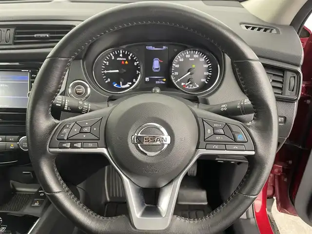 日産 エクストレイル ハイブリッド 20X 富山県 2018(平30)年 2.4万km ガーネットレッド 4WD/純正SDナビ(FM/AM/CD/DVD/BT)/フルセグTV/全方位カメラ/プロパイロット/レーダークルーズコントロール/ETC/パワーバックドア/全席シートヒーター/ハーフレザーシート/プッシュスタート/スマートキー/デジタルインナーミラー/電動パーキングブレーキ/オートブレーキホールド/ステアリングスイッチ/ダウンヒルアシストコントロール/前後コーナーセンサー/純正フロアマット/ルーフレール/純正18インチAW/LEDヘッドライト/取扱説明書