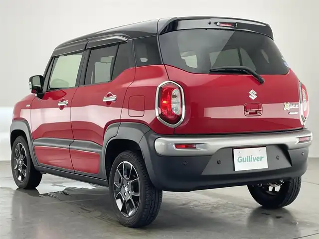 スズキ クロスビー HYBRID MZ 愛知県 2018(平30)年 5.2万km ファーベントレッド/スーパーブラックパール 純正８型ナビ　全方位カメラ　禁煙　Ｂｌｕｅｔｏｏｔｈ　フルセグＴＶ　シートヒーター　ＥＴＣ　セーフティサポート　衝突軽減　レーンキープ　ＬＥＤオートライト　パドルシフト　クルコン　ターボ搭載車　フォグ