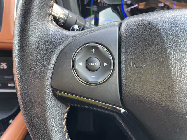 ホンダ ヴェゼル ハイブリッド Z 石川県 2014(平26)年 8万km ミスティックグリーンパール 社外メモリーナビ　フルセグＴＶ　バックカメラ　ＬＥＤヘッドライト　ハーフレザーシート　シートヒーター　スマートキー　ルーフレール　クルコン　レーダーブレーキ　純正アルミホイール