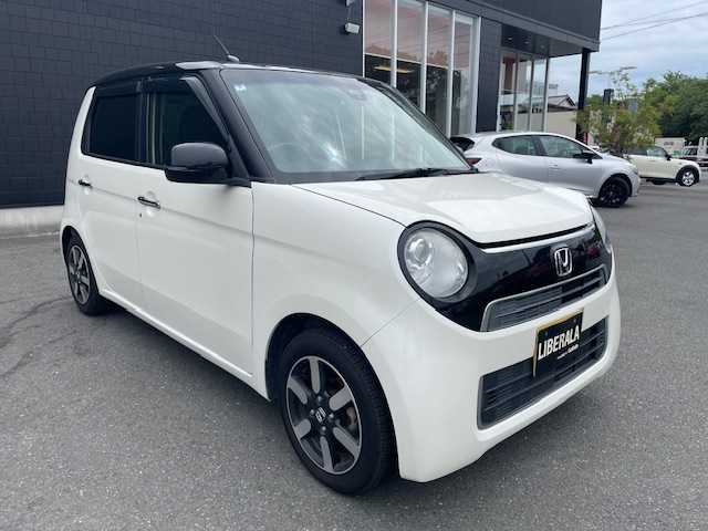 ホンダ Ｎ ＯＮＥ G ローダウン 静岡県 2016(平28)年 8.7万km プレミアムホワイトパールⅡ ワンオーナー/Gathersナビ/（CD/DVD/BLT/ワンセグ）/低全高ルーフ/あんしんパッケージ/ナビ装着用スペシャルパッケージ＋ETC車載器/IRカット(遮熱)/UVカット機能付フロントウインドウガラス/IRカット(遮熱)/スーパーUVカットフロントドアガラス/オートリトラミラー＆ディスチャージヘッドライト/＜HID＞(オートレベリング/オートライト)/ブラックインテリア/バックカメラ/スマートキー/前後ドライブレコーダー