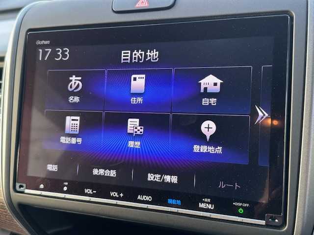 ホンダ フリード＋ ハイブリット クロスター 大阪府 2023(令5)年 2.3万km クリスタルブラックパール ９インチナビ　/フルセグ　/バックカメラ　/ハーフレザーシート　/シートヒーター　/両側パワースライドドア　/レーダークルーズコントロール　/前後ドラレコ　/フロアーマット　/ＥＴＣ　/ルーフレール/LEDヘッドライト