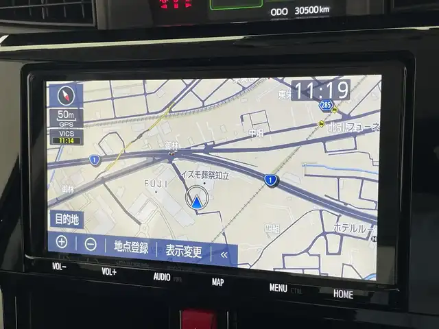 トヨタ ルーミー カスタムG－T 愛知県 2021(令3)年 3.1万km クールバイオレットクリスタルシャイン 純正９型ナビ　フルセグＴＶ　Ｂｌｕｅｔｏｏｔｈ　シートヒーター　追従クルコン　電動パーキングブレーキ　スマアシIII　衝突軽減　車線逸脱　ＬＥＤオートライト　コーナーセンサー　フォグランプ　ＥＴＣ　禁煙車