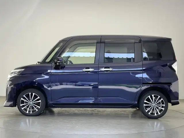 トヨタ ルーミー カスタムG－T 愛知県 2021(令3)年 3.1万km クールバイオレットクリスタルシャイン 純正９型ナビ　フルセグＴＶ　Ｂｌｕｅｔｏｏｔｈ　シートヒーター　追従クルコン　電動パーキングブレーキ　スマアシIII　衝突軽減　車線逸脱　ＬＥＤオートライト　コーナーセンサー　フォグランプ　ＥＴＣ　禁煙車