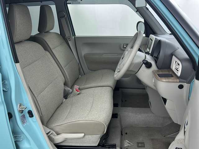 スズキ ラパン S 愛知県 2018(平30)年 6.6万km フレンチミントパールメタリック 衝突被害軽減ブレーキ/メモリナビ/（KXM-E503）/フルセグテレビ/アイドリングストップ/シートヒーター/（運転席側）/ETC/ドライブレコーダー/Bluetooth接続/スマートキー/プッシュスタート/純正フロアマット/ドアバイザー