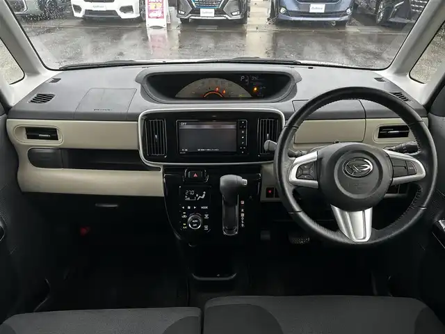 ダイハツ ムーヴ キャンバス X ブラックインテリア リミテッド SAⅢ 富山県 2019(平31)年 3.3万km スムースグレーマイカメタリック/ファイアークォーツレッドメタリック 2トーン 純正7型ナビ/フルセグTV/全方位カメラ/スマートアシスト/レーンキープアシスト/オートハイビーム/両側パワースライドドア/ABS/スマートキー/プッシュスタート/電動ミラー/オートライト