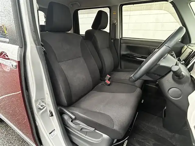 ダイハツ ムーヴ キャンバス X ブラックインテリア リミテッド SAⅢ 富山県 2019(平31)年 3.3万km スムースグレーマイカメタリック/ファイアークォーツレッドメタリック 2トーン 純正7型ナビ/フルセグTV/全方位カメラ/スマートアシスト/レーンキープアシスト/オートハイビーム/両側パワースライドドア/ABS/スマートキー/プッシュスタート/電動ミラー/オートライト