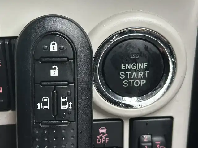 ダイハツ ムーヴ キャンバス X ブラックインテリア リミテッド SAⅢ 富山県 2019(平31)年 3.3万km スムースグレーマイカメタリック/ファイアークォーツレッドメタリック 2トーン 純正7型ナビ/フルセグTV/全方位カメラ/スマートアシスト/レーンキープアシスト/オートハイビーム/両側パワースライドドア/ABS/スマートキー/プッシュスタート/電動ミラー/オートライト