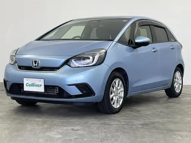 ホンダ フィット e:HEVホーム 群馬県 2020(令2)年 3.4万km ライトブルー 純正９インチナビ　バックカメラ　アダプティブクルーズコントロール　ＬＥＤライト　ＡＨＢ　ハーフレザーシート　モデューロ１５インチＡＷ　ステアリングリモコン　ＥＴＣ　ドライブレコーダー　禁煙車