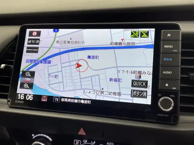 ホンダ フィット e:HEVホーム 群馬県 2020(令2)年 3.4万km ライトブルー 純正９インチナビ　バックカメラ　アダプティブクルーズコントロール　ＬＥＤライト　ＡＨＢ　ハーフレザーシート　モデューロ１５インチＡＷ　ステアリングリモコン　ＥＴＣ　ドライブレコーダー　禁煙車