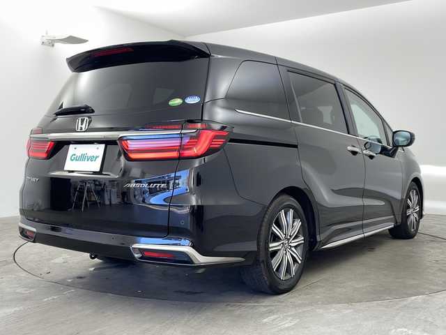 ホンダ オデッセイ アブソルート 兵庫県 2020(令2)年 2.8万km プレミアムスパークルブラックパール ・純正１０インチナビ（VXU-217DYi）/・CD/DVD/SD/BT/USB/HDMI/Apple CarPlay/TV/・純正１１．６インチリアフリップダウンモニター（VM-185EN)/・全方位・バックカメラ/・両側パワースライドドア/・ホンダセンシング/・CMBS/・路外逸脱抑制システム/・先行車発進お知らせ/・レーンキープアシスト/・標識認識機能/・ワンタッチターンシグナル/・アイドリングストップ/・パドルシフト/・前後コーナーセンサー/・LEDオートライト/・オートマチックハイビーム/・純正ドライブレコーダー/・ビルトインETC/・ドアミラーヒーター/・プラズマクラスター/・ハーフレザーシート/・純正１７インチアルミホイール/・純正フロアマット/・スマートキー