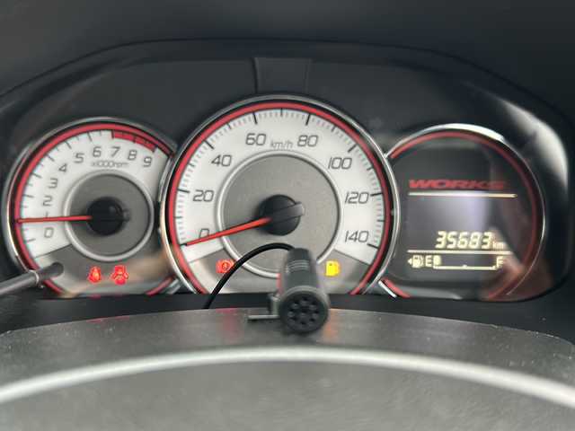 スズキ アルト ワークス 岐阜県 2019(平31)年 3.6万km ブリスクブルーM 登録時走行距離35683km/禁煙車/５速ＭＴ/レカロシート/ターボ/ドライブレコーダー/ＥＴＣ/Blue tooth/純正アルミホイール/純正フロアマット/ＬＥＤヘッドライト/フォグランプ/オートライト/プッシュスタート/スマートキー/スペアキー/ABS/横滑り防止装置/盗難防止装置/エアバッグ