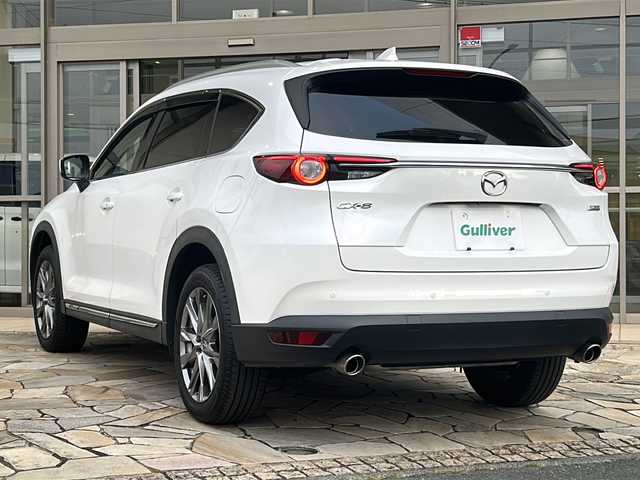 マツダ ＣＸ－８ 25S Lパッケージ 静岡県 2019(平31)年 5.1万km スノーフレイクホワイトパールマイカ 純正ナビ/・ラジオ/フルセグTV/・Bluetooth/USB/CD/DVD/AUX/主要装備/・レーダークルーズコントロール　/・ドライブレコーダー　/・全方位カメラ　/・ＥＴＣ　/・パワーバックドア　/・ルーフレール　/・レーンキープアシスト　/・シートヒーター　/・エアシート/・ハンドルヒーター　/・コーナーセンサー/・アイドリングストップ/・ステアリングリモコン/・オートライト/・オートホールド/・スマートキー/・プッシュスタート/・シートメモリー/・ヘッドアップディスプレイ/・フォグランプ