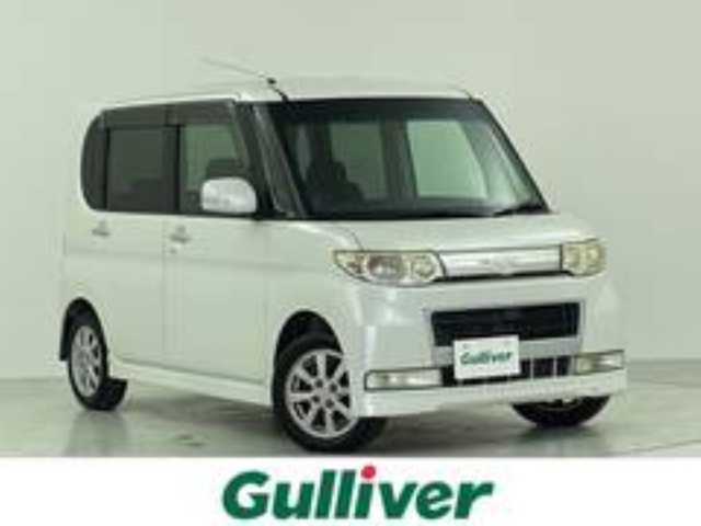 ダイハツ タント カスタム Vセレクション 大阪府 2009(平21)年 10.1万km パールホワイトⅢ 社外7インチSDナビゲーション/　CD/DVD/FM/AM/フルセグ/バックカメラ/オーバーヘッドコンソール/片側スライドドア/ETC/ウィンカーミラー/電動格納ミラー