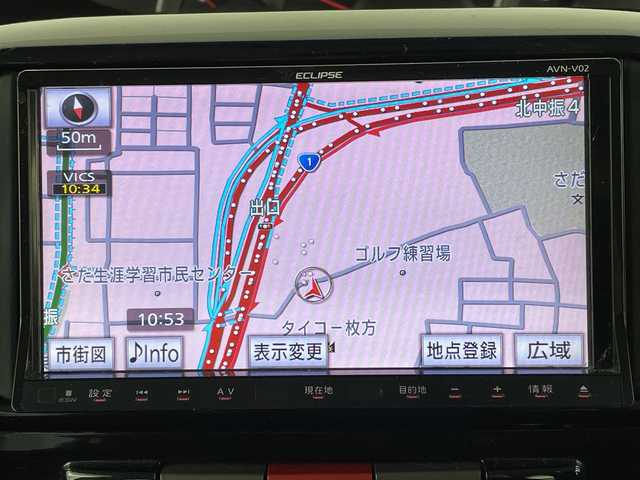 ダイハツ タント カスタム Vセレクション 大阪府 2009(平21)年 10.1万km パールホワイトⅢ 社外7インチSDナビゲーション/　CD/DVD/FM/AM/フルセグ/バックカメラ/オーバーヘッドコンソール/片側スライドドア/ETC/ウィンカーミラー/電動格納ミラー