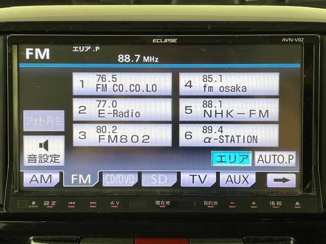ダイハツ タント カスタム Vセレクション 大阪府 2009(平21)年 10.1万km パールホワイトⅢ 社外7インチSDナビゲーション/　CD/DVD/FM/AM/フルセグ/バックカメラ/オーバーヘッドコンソール/片側スライドドア/ETC/ウィンカーミラー/電動格納ミラー