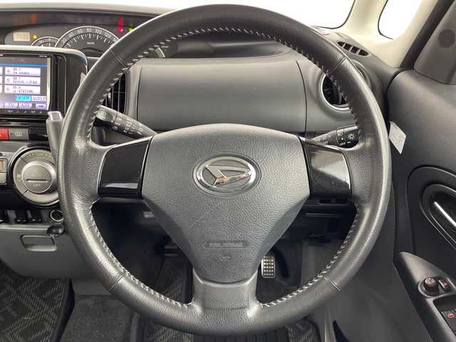 ダイハツ タント カスタム Vセレクション 大阪府 2009(平21)年 10.1万km パールホワイトⅢ 社外7インチSDナビゲーション/　CD/DVD/FM/AM/フルセグ/バックカメラ/オーバーヘッドコンソール/片側スライドドア/ETC/ウィンカーミラー/電動格納ミラー