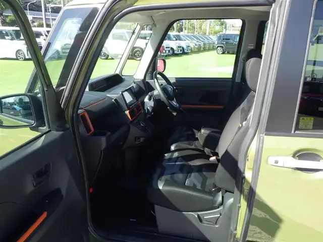 ダイハツ タント ファンクロスターボ 千葉県 2023(令5)年 5万km フォレストカーキメタリック 165/55R15/スマートアシストIII/エコアイドル/両側パワースライドドア/前席シートヒーター/社外メモリーナビ/地デジTV/【DVD/CD再生機能　Bluetooth接続】/バックカメラ/ドライブレコーダー（前後撮影）【ZDR-035】/ステアリングスイッチ/ETC/LEDヘッドライト/コーナーセンサー/純正15インチアルミホイル/サイド/カーテンエアバッグ/キーフリーシステム