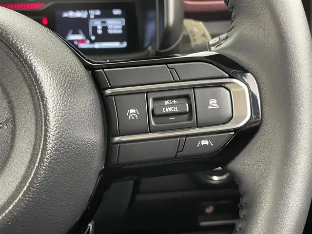 スズキ スペーシア カスタム HYBRID XS 大分県 2024(令6)年 0.7万km ブルーイッシュブラックパール3 純正メモリナビ/スズキセーフティーサポート/ヘッドアップディスプレイ/ステアリングヒーター/両側パワースライドドア/シートヒーター（前席）/USB入力端子/コーナーセンサー/純正アルミホイル15インチ/革巻ステアリング/革巻シフトノブ/プッシュスタート/スマートキー