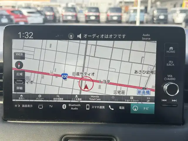 ホンダ ヴェゼル ハイブリッド e:HEV Z 岡山県 2021(令3)年 8.3万km クリスタルブラックパール 純正9インチナビ/（AM/FM/CarPlay/TV/BT）/バックカメラ/ハーフレザーシート/D/N席シートヒーター/ホンダセンシング/・衝突軽減ブレーキ/・アダプティブクルーズコントロール/・クリアランスソナー/・パーキングサポートブレーキ/・標識認識システム/・ヒルディセントコントロール/ビルトインETC2.0/ワイヤレス充電/純正18インチアルミホイール/パワーバックドア/LEDヘッドライト/スマートキー