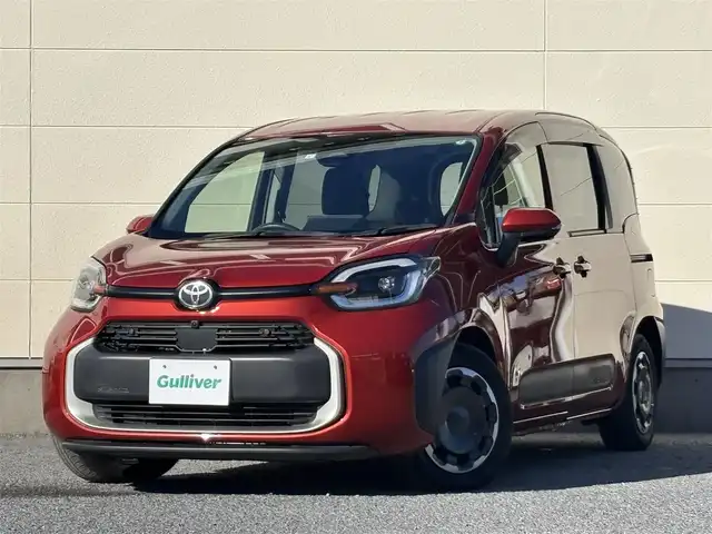 トヨタ シエンタ Z 茨城県 2023(令5)年 2.1万km スカーレットメタリック ワンオーナー/純正ディスプレイオーディオ/　(AM/FM/USB/Bluetooth)/全方位カメラ/純正前後ドライブレコーダー/追従型クルーズコントロール/トヨタセーフティセンス/両側パワースライドドア/ビルトインETC2.0/LEDヘッドライト/クリアランスソナー/レーンキープアシスト/オートライト/パワーステアリング/W+サイドエアバック/純正フロアマット