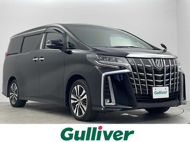 トヨタ アルファード S Cパッケージ 大阪府 2022(令4)年 4.9万km ブラック 純正9incディスプレイオーディオナビ/【フルセグTV/Bluetooth/CD/DVD/FM/AM】/純正12inc後席モニター/ツインムーンルーフ/3眼LEDヘッドライト/シーケンシャルウィンカー/パワーバックドア/両側パワースライドドア/BSM/デジタルインナーミラー/バックカメラ/スペアタイヤ/ステアリングヒーター/黒革シート/パワーシート/D/N席シートヒーター/D/N席シートベンチレーション/シートメモリー/後席オットマン/トヨタセーフティセンス/・プリクラッシュセーフティー/・パーキングサポートブレーキ/・オートマチックハイビーム/・リアトラフィックモニター/・アダクティブクルーズコントロール/・レーンキープアシスト/・ロードサインアシスト/前後クリアランスソナー/純正18インチAW/スマートキー/ビルトインETC