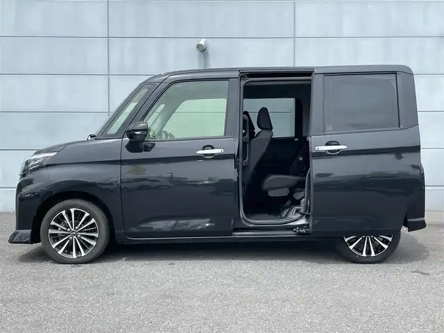 ダイハツ トール カスタムG ターボ 徳島県 2022(令4)年 3万km ブラックマイカメタリック LEDヘッドライト/9インチポータブルナビ/ワンセグTV/両側パワースライドドア/アダプティブクルーズコントロール/スマートアシスト/アイドリングストップ/前後コーナーセンサー/タバコ臭無し/プッシュスタート/スマートキー/純正フロアマット/純正アルミホイル/電動パーキングブレーキ