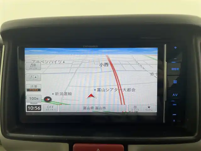 スズキ エブリィ ワゴン PZターボ 富山県 2019(令1)年 5.7万km ムーンライトバイオレットPM フルタイム4WD/1オーナー/衝突軽減ブレーキ/レーンキープ/社外ナビ（CD DVD bluetooth MSV）/フルセグTV/リアコーナーセンサー/左パワースライドドア/運転席シートヒーター /スマートキー＋プッシュスタート/HIDヘッドライト/フォグ/オートライト/純正マット/保証書、取説/スペアキー