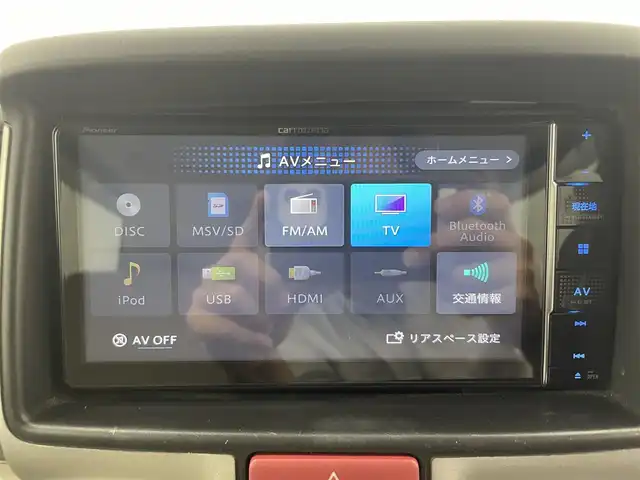 スズキ エブリィ ワゴン PZターボ 富山県 2019(令1)年 5.7万km ムーンライトバイオレットPM フルタイム4WD/1オーナー/衝突軽減ブレーキ/レーンキープ/社外ナビ（CD DVD bluetooth MSV）/フルセグTV/リアコーナーセンサー/左パワースライドドア/運転席シートヒーター /スマートキー＋プッシュスタート/HIDヘッドライト/フォグ/オートライト/純正マット/保証書、取説/スペアキー