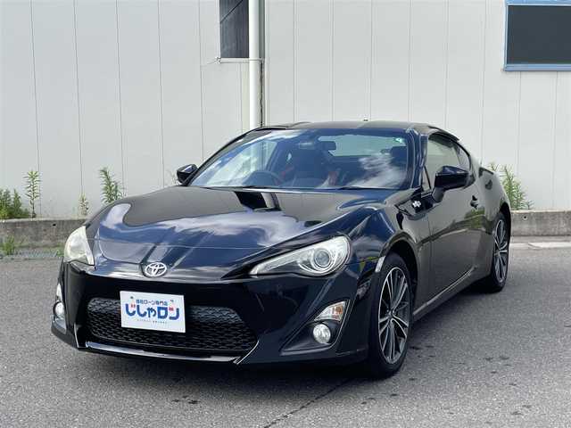 トヨタ ８６ GT 福島県 2013(平25)年 12.7万km クリスタルブラックシリカ (株)IDOMが運営する【じしゃロン福島店】の自社ローン専用車両になります。こちらは現金またはオートローンご利用時の価格です。自社ローンご希望の方は別途その旨お申付け下さい/・社外ナビ（AM/FM/CD/DVD/SD/BT)/・フルセグテレビ/・バックカメラ/・ETC/・パドルシフト/・プッシュスタート/・フォグランプ/・バイザー/・純正マット