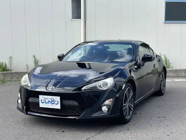 トヨタ ８６ GT 大阪府 2013(平25)年 12.7万km クリスタルブラックシリカ ＊機関系不良のためAA出品予定/・社外ナビ（AM/FM/CD/DVD/SD/BT)/・フルセグテレビ/・バックカメラ/・ETC/・パドルシフト/・プッシュスタート/・フォグランプ/・バイザー/・純正マット