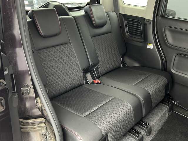 スズキ スペーシア カスタム HYBRID XS 宮城県 2018(平30)年 4.6万km ムーンライトバイオレットPM 社外8インチナビ/・フルセグTV/・BT.CD/DVD.SD/両側パワースライドドア/バックカメラ/ハーフレザー/シートヒーター（D）/LEDヘッドライト/LEDフォグ/ドライブレコーダー（Fのみ）/ETC/ステアリングスイッチ/純正AW/社外フロアマット/スマートキー×2